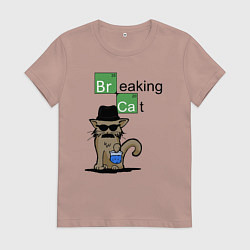 Женская футболка Breaking Cat