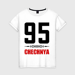 Женская футболка 95 Chechnya