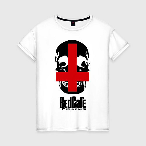 Женская футболка Redcafe: Hells Kitchen / Белый – фото 1