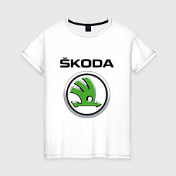 Женская футболка SKODA