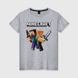 Женская футболка MINECRAFT