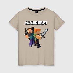 Женская футболка MINECRAFT