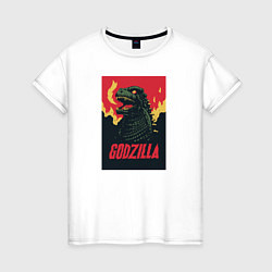 Женская футболка Godzilla