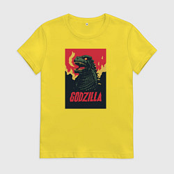 Женская футболка Godzilla