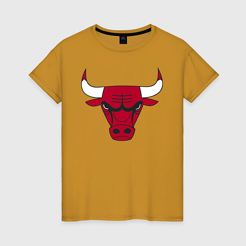 Женская футболка Chicago Bulls / Горчичный – фото 1