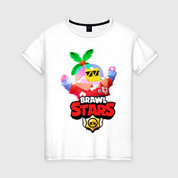 Женская футболка BRAWL STARS TROPICAL SPROUT