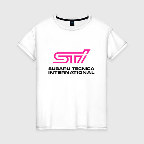 Женская футболка SUBARU STI Z / Белый – фото 1