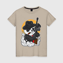 Женская футболка Panda Gangster