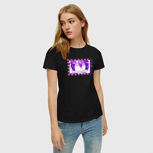 Женская футболка Бездомный бог Ято / Черный – фото 3