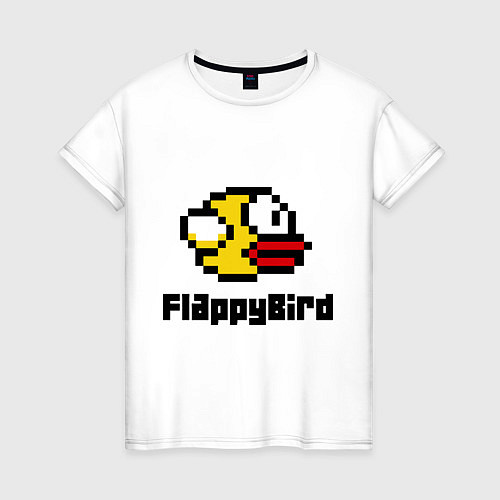 Женская футболка FlappyBird / Белый – фото 1