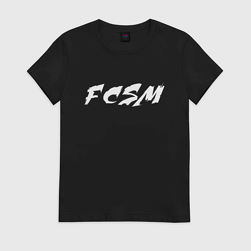 Женская футболка FCSM / Черный – фото 1
