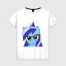 Футболка хлопковая женская Trixie hipster, цвет: белый