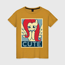 Женская футболка Fluttershy cute