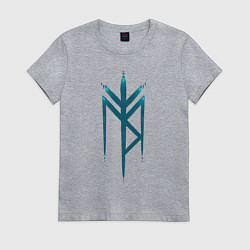 Женская футболка Руны