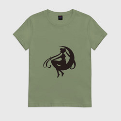 Женская футболка Тень воина луны