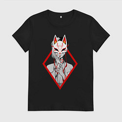 Женская футболка Женщина в маске