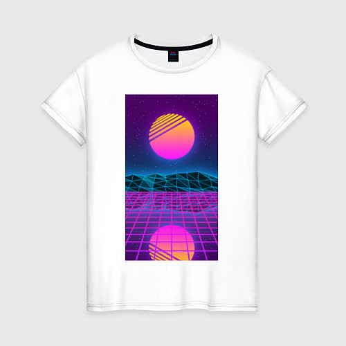 Женская футболка Vaporwave EASTHETIC 99 / Белый – фото 1