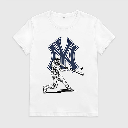 Женская футболка New York Yankees - baseball team / Белый – фото 1