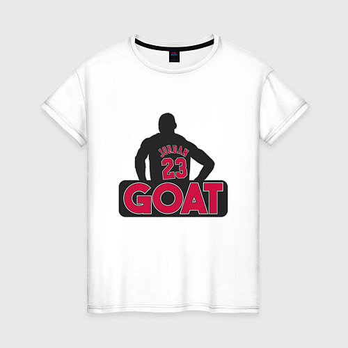 Женская футболка Jordan GOAT / Белый – фото 1