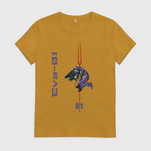 Женская футболка Eva01 / Горчичный – фото 1