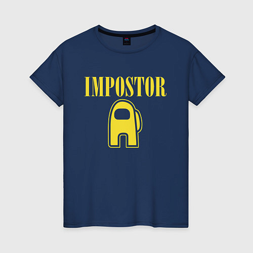 Женская футболка IMPOSTOR NIRVANA / Тёмно-синий – фото 1