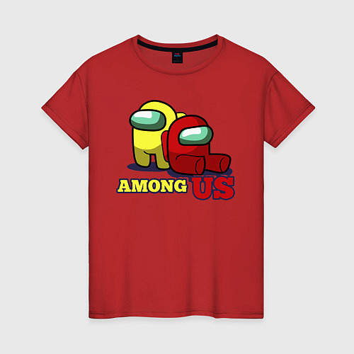 Женская футболка AMONG US / Красный – фото 1