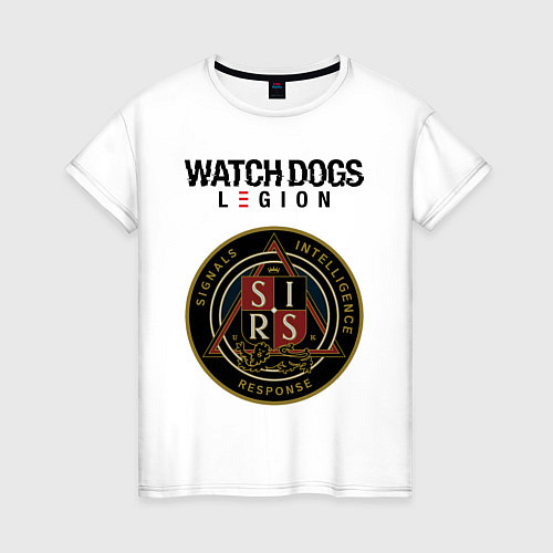 Женская футболка S I R S Watch Dogs Legion / Белый – фото 1