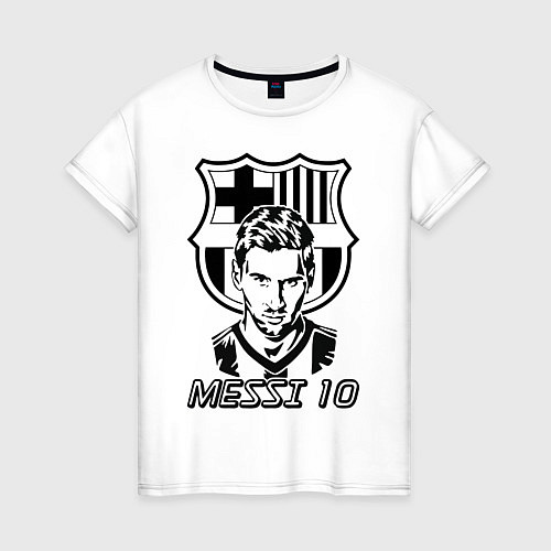 Женская футболка Barcelona FC / Белый – фото 1