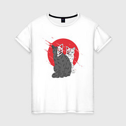 Женская футболка Japan Cats Z