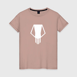 Футболка хлопковая женская Bakugo t-shirt, цвет: пыльно-розовый