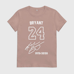 Женская футболка КОБИ БРАЙАНТ АВТОГРАФ