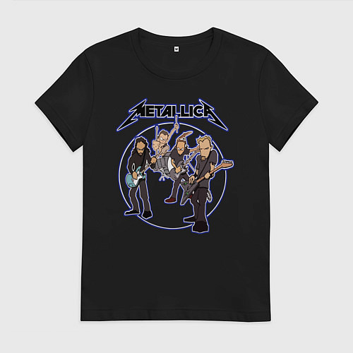 Женская футболка Metallica - альбом / Черный – фото 1