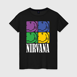 Женская футболка Nirvana