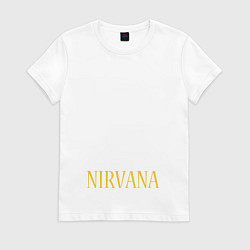 Футболка хлопковая женская Nirvana, цвет: белый
