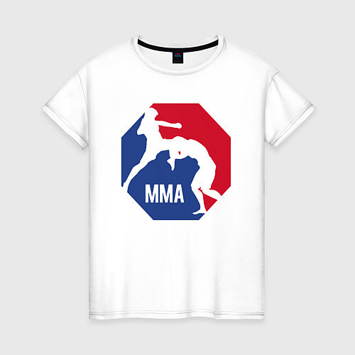 Женская футболка MMA / Белый – фото 1