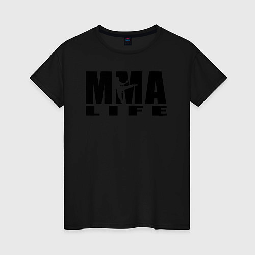 Женская футболка MMA / Черный – фото 1