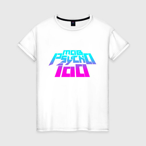 Женская футболка Mob psycho 100 Logo Z / Белый – фото 1