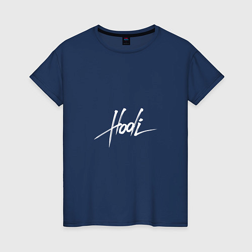 Женская футболка Hodi / Тёмно-синий – фото 1