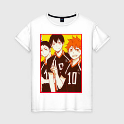 Женская футболка Haikyuu Haikyu Haikuu