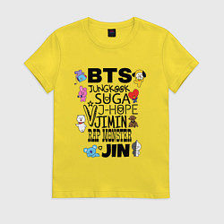 Женская футболка BTS BT21