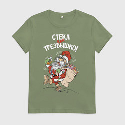 Женская футболка Стёкл как трезвышко!