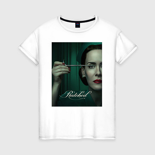Женская футболка Ratched / Белый – фото 1