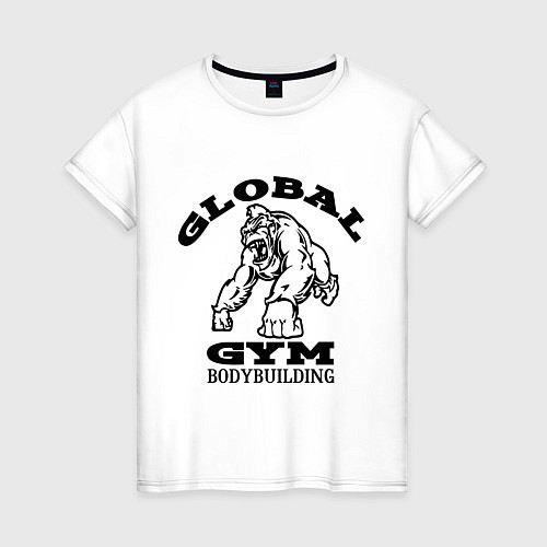 Женская футболка Global Gym / Белый – фото 1