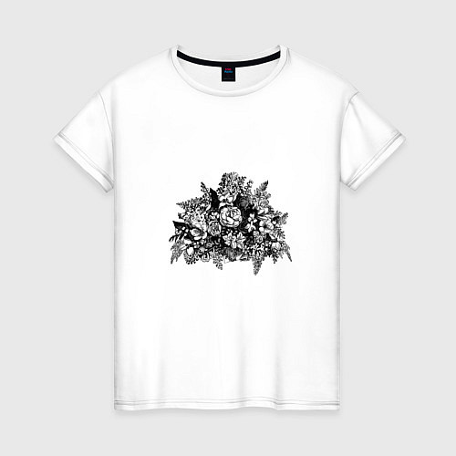 Женская футболка Flower / Белый – фото 1