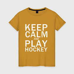 Женская футболка K C a Play Hockey