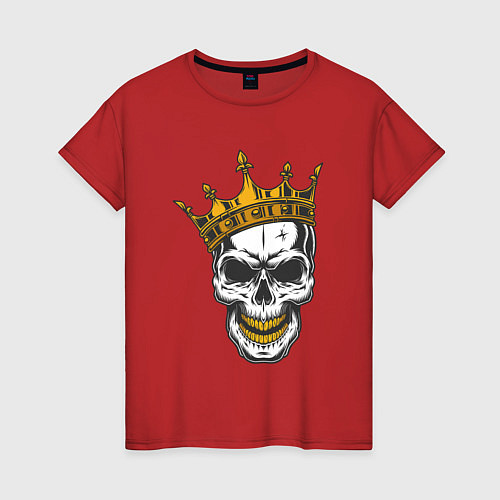 Женская футболка Король всегда / Красный – фото 1
