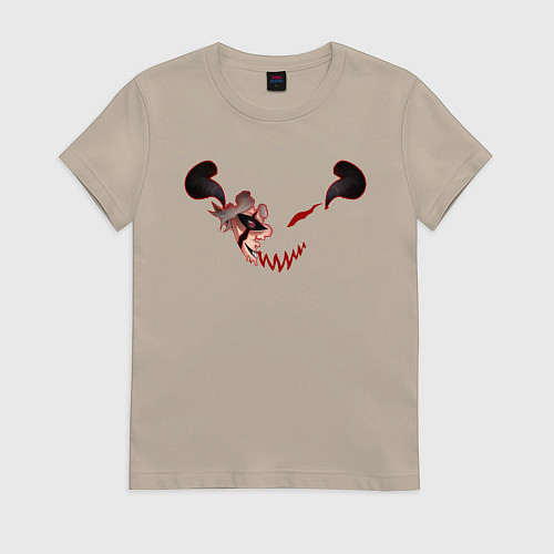 Женская футболка Asta devil / Миндальный – фото 1