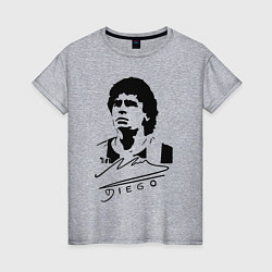 Женская футболка Diego Maradona
