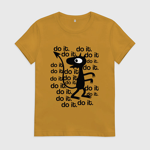 Женская футболка РАЗОЧАРОВАНИЕ / Горчичный – фото 1