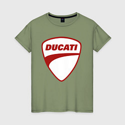 Женская футболка Ducati Logo Дукати Лого Z